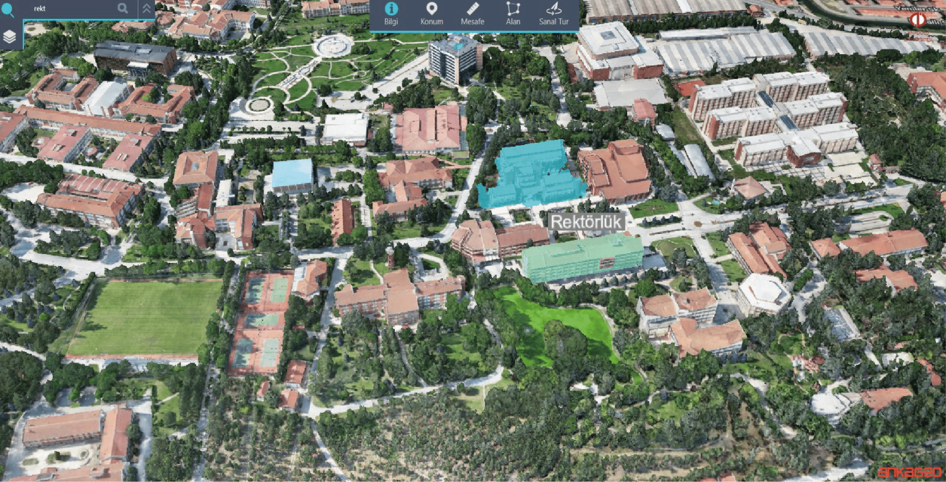 Anadolu University Campus Introduction and Information System