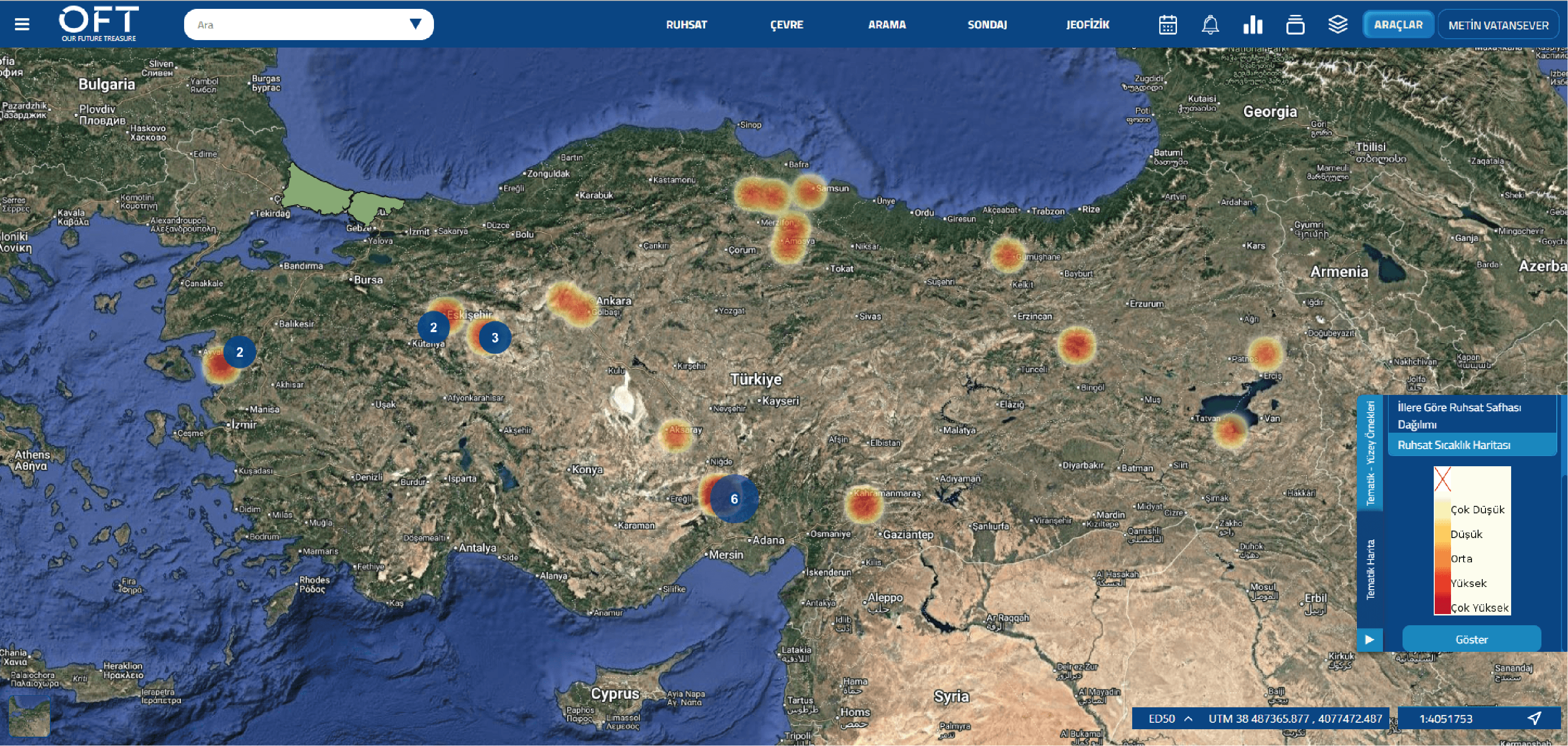 Turkish Gold Enterprises Map-Based Technical Mine Information Management System